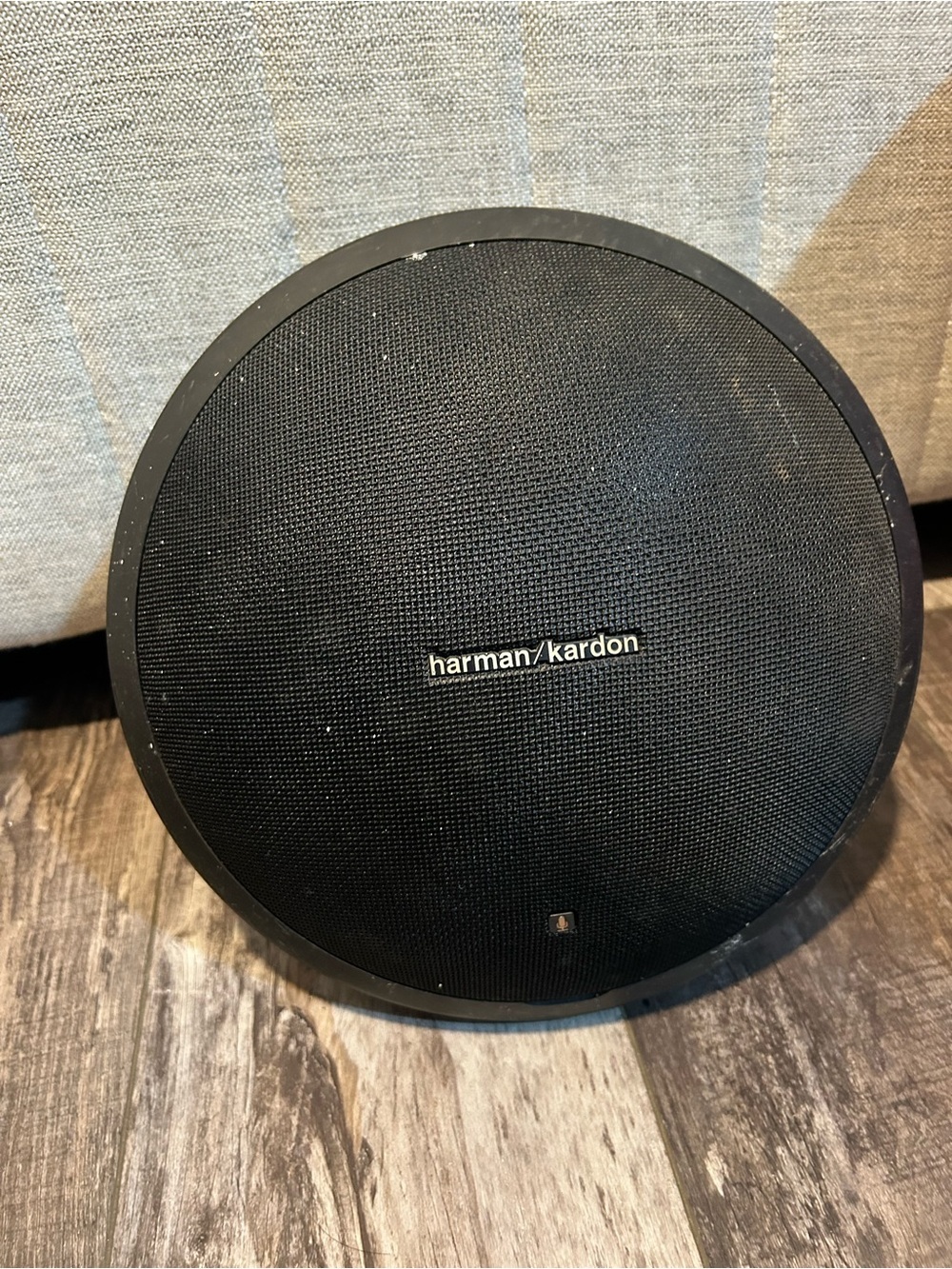 Harman Kardon Black Portable Bluetooth Speaker - Round Wireless Audio